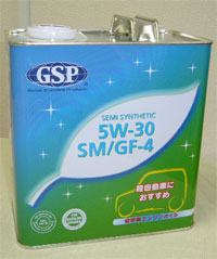 SN/GF5 5W30 GSP エンジンオイル 3L缶